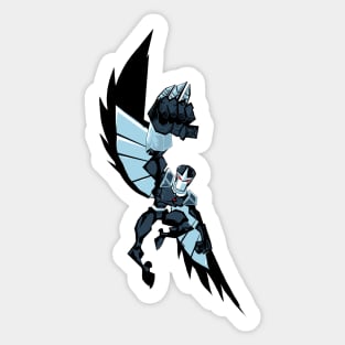 Darkhawk Flies Alone Sticker